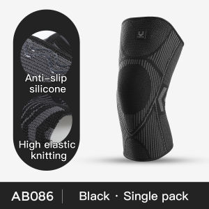 1 Pcs Compression Knee Support Sleeve Elastic Breathable Knee Pads Brace Springs Gym Sports Protector Basketball Volleyball Run