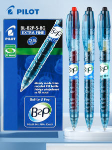 Pilot 0.5 Transparent Mineral Water Pen Clickable Neutral Pen High Aesthetic Value PVC Pen Bullet Tip Quick Dry Ink for Business And Cultural Use