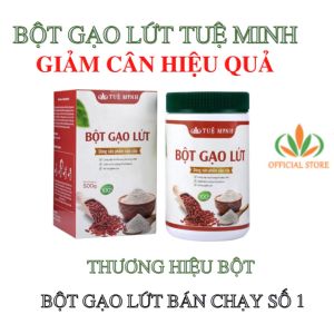 Bột gạo lứt huyết rồng Tuệ Minh - Hộp 500gr