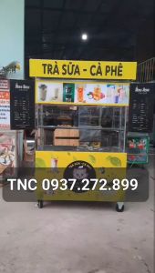 Xe trà sữa 1m2x50 nhỏ gọn tiện lợi TÂN NGỌC CHÂU TNC 0937.272.899