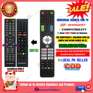 Samwon Smart TV Remote Ready to Use Universal [**Mag Basa B4 Umorder**] TV Remote for SAMWON Android TV Remote SAMWON