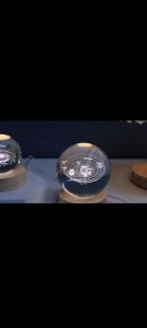 โคมไฟหัวเตียง3D LED USB คริสตัล กลางคืน ของขวัญวันเกิด ไฟหัวเตีย