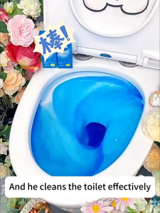 Toilet Cleaning Stick Automatic Toilet Bowl Cleaner Long-Lasting Fragrance Powerful Stain and Odour Remover