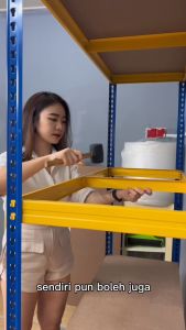 HEAVY DUTY Boltless Rack Home  Store & Warehouse Rack / Rak Besi Serbaguna  Rak Store  Rak Dapur Rak Buku