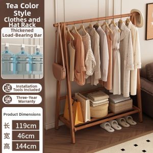 CHUJUN | Clothes Hanging Rack Storage Closet Organizer