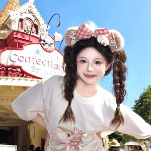 Adorable Disney Sherry Rose Strawberry Hairband: Perfect for Theme Park Photography & Washing Face