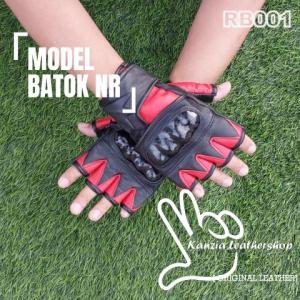 Sarung Tangan Kulit Asli NS Batok Protektor