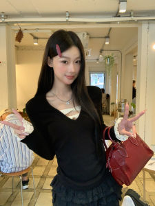 Áo Thun Blouse Đen Chất Lượng Cao Form Ôm