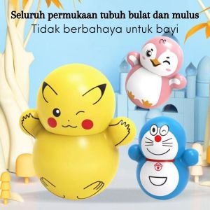 Mainan Tumbler Kartun (1PCS) Doraemon Pikachu Pereda Stres Untuk Anak Mainan Lucu