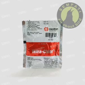 SEMPATI Vita Tetra Chlor Tetrachlor Kapsul Pil Tablet Antibiotik Obat Ayam Burung Ngorok Snot Pilek Stress BAB Feses Kapur Hijau VTRCH