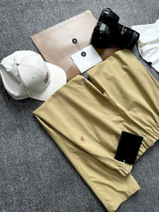 Quần Dài Nam Mùa Hè Mỏng Thẳng Quần Leo Núi Ngoài Trời Quần Nỉ Mềm Khô Nhanh Màu Kaki Quần Dài Thường Ngày Cạp Vừa