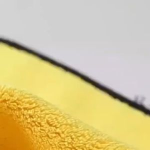 SUPERSALE Double Sided Thick Towel Super Absorbent Home Car Coral Fleece Hand Towel