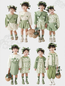 YOEHYAUL | Bộ Đầm Dễ Thương và Elegance Cho Bé Gái Lily of the Valley In 3D
