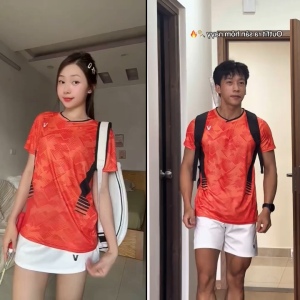 Áo Cầu Lông Quần Cầu Lông Bộ Cầu Lông Nam Nữ Chuyên Nghiệp Vải Thoáng Khí A877 - V Badwear