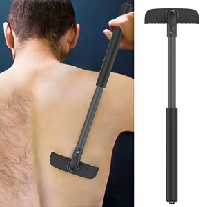 ❤❤❤Hot Sale JIAUTING Adjustable Stretchable Back Shaver Back Hair Trimmer Back Razor for Men