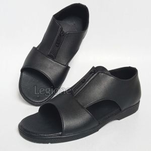 Sandal kenip jadul resleting pria dewasa kulit aslii