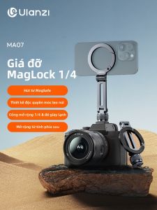 Ulanzi | Đế Gắn Điện Thoại Có Từ Tính Gập Được Phụ Kiện Hot Shoe Cho Vlog Máy Ảnh