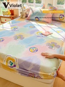 Violet | All Cotton Mattress Protector Single 40s