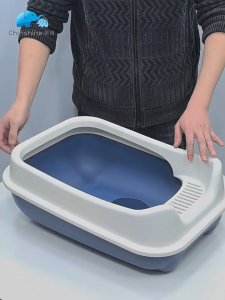 กระบะทราย กระบะทรายแมว พร้อมที่ตักทราย ห้องน้ําแมว พร้อมที่ตักทราย ถาดทรายแมว เซตกะบะทรายแมว