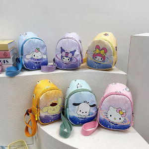 กระเป๋าคาดอกเด็ก2024รุ่นใหม่การ์ตูนน่ารักพิมพ์ลายเด็กชายและเด็กหญิงกระเป๋าสะพายข้างลำลอง