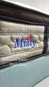 [HARGA DIRECT KILANG] SMASIS Lienca Misty 12 Inches Natural Support Series HD Foam Coconut Fibre Foam Box Arctic Cool Fabric - Lazada