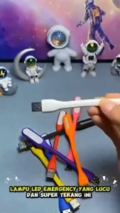 Lampu LED USB Flexible /Lampu Sikat USB / Lampu Sikat Gigi