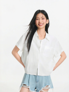 Semir | Bộ Áo Hai Mảnh Thoáng Mát Cổ Tròn Có Khe Thiết Kế Độc Đáo