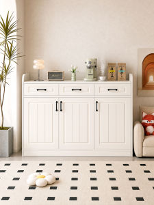 ZHUOHE | Storage Organizer Cream Style Cabinet