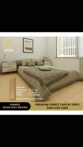 Kawaii Wallpaper - 1BOX (36 Pcs) Vinyl Lantai Kayu Floor Stiker / 91.5cmx152cm / 11 DESIGNS Lantai Parkit Kayu Dengan Lem / Sticker Vinyl Parket Lantai PVC High Quality /  Lantai Vinyl Stiker