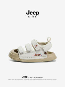 Jeep | Dép Mở Ngón Chân Cho Trẻ Em Thoáng Khí Dễ Tháo Mềm Mại Không Trơn Trượt