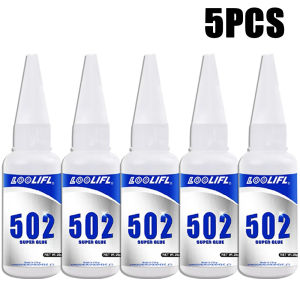 LOOLIFL | 502 Super Glue Instant Adhesive Fast Strong Quick Dry Glue for Metal Plastic Wood Ceramic Rubber Jewelry DIY Repair Bonding Tool