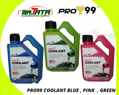 Pro99 Long Life Coolant Pink Green and Blue 1L