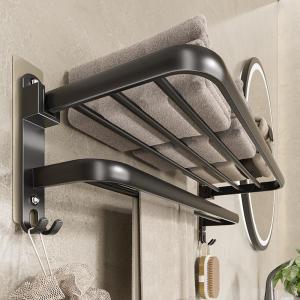 No-Drill Bathroom Mounting Shelf Aluminum