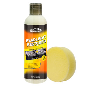 Car Headlight Restoration Cream - Brightens & Cleans Yellowed Lamps Enhances Visibility