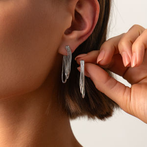 Ingemark | Ingemark Exquisite Unique Snake Chain Tassel Drop Earrings for Women Vintage Metal Piercing Drop Earrings 2026 New Jewelry Gifts
