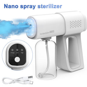 K5 Pro handheld electric spray rechargeable multi-purpose lawn garden irrigation nano blue light household cleaning sprinkler.