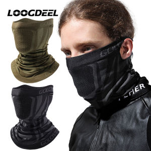 LOOGDEEL Winter Half Face Mask Windproof Cycling Snowboard Ski Hiking Masks Sport Scarf Neck Warm Bicycle Mask Motorcycle Mask