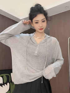 เสื้อยืดคอกลมแขนยาวทรงหลวมสไตล์ลำลองสำหรับผู้หญิงในช่วงต้นฤดูใบไม้ร่วงและฤดูใบไม้ผลิ 2025 ใหม่ เสื้อชั้นในสีพื้น