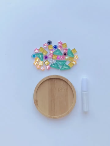 75 Different Design DIY Mosaic Coaster Arts And Crafts Kit Make it Yourself handmade childrens day birthday gift
