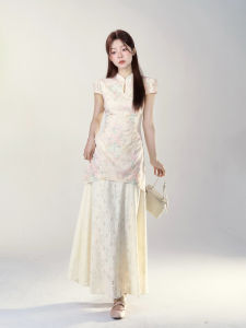 YIKEXIAOYEMEI | Đầm Kiểu Trung Quốc Elegante & Ôm Sát