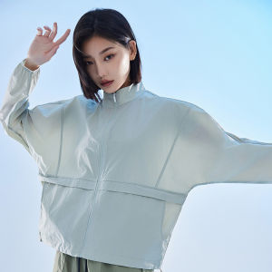 MiiOW | Lightweight Outdoor Couple Workwear Sun Protection Clothes UPF50+ Spring Summer Autumn Long Sleeve Zipper Closure Solid Color