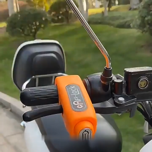 Caps-Lock Motorcycle Handlebar Grip Brake Lever Lock Anti-Theft Security