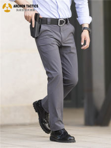 Ice Silk Quick Dry Pants Mens Outdoor Mountain Climbing Trousers Breathable Waterproof Elastic Straight Tactical West Pants