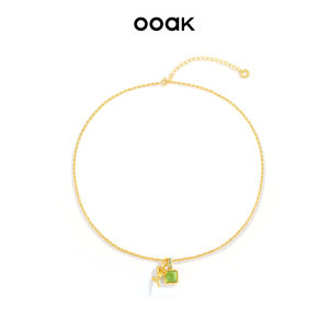 Light Luxury Original Design Pearl Bud Rose Necklace