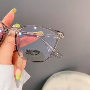 CHARMRAY TR90 Anti Radiation Glasses for Women Comfortable Eye Protection Replaceable Lenses
