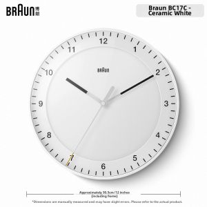 Braun | Elegant Silent Quartz Wall Clock