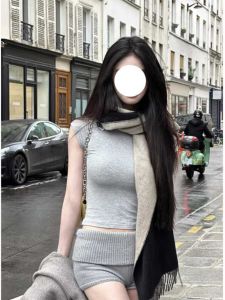 Retro Spicy Girl Low Waist Knitted Texture Shorts Womens Casual Tight Fit Butt Lifting Elastic Autumn Outerwear Shorts