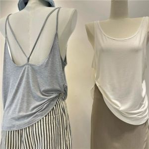 Áo Ba Lỗ Không Tay Rộng Rãi Bằng Cotton Modal Thoải Mái Cho Nữ Mùa Xuân Hè Áo Ba Lỗ Không Tay Gợi Cảm Mặc Trong Và Ngoài