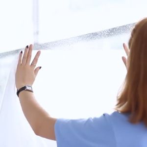 45x100CM Glue-free Window Privacy Film 3D Decorative Stained Glass Window Decals Privacy Film Static Window Sticker