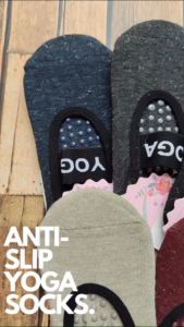 YS05 KAOS KAKI CEWEK PENDEK ANTI SLIP TIDAK LICIN YOGA PILATES GYM SOCKS